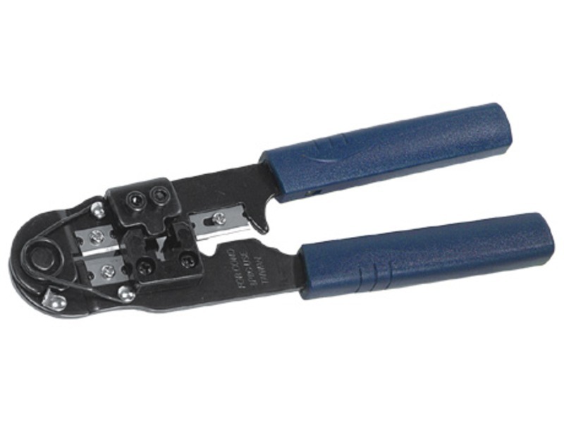 herramienta modular para engarzar, pelar y cortar enchufes